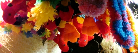 Hawaiian Leis,Parrot Head Festival Goers, Jimmy Buffet Fans, Carmen Meranda Hat, Parrot Hats